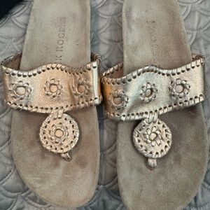 Jack Rogers Rose gold Sandals size 5.5
